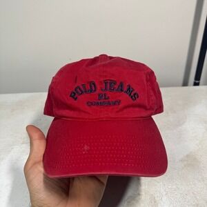 Vtg Polo Jeans Company Ralph Lauren Hat Cap RL Adjustable One Size Fits All